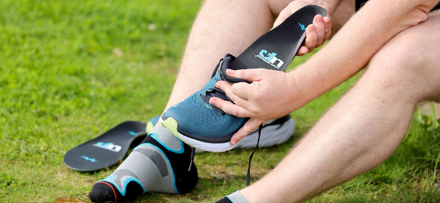 Runner whose heel may hurt when bearing weight