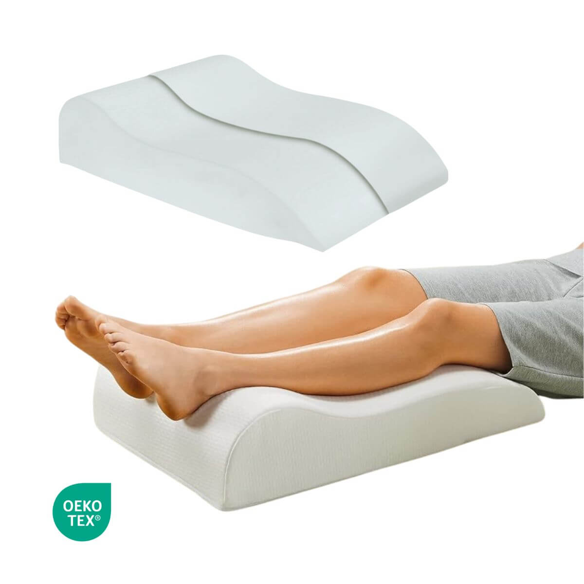Medical orthopedic leg pillow