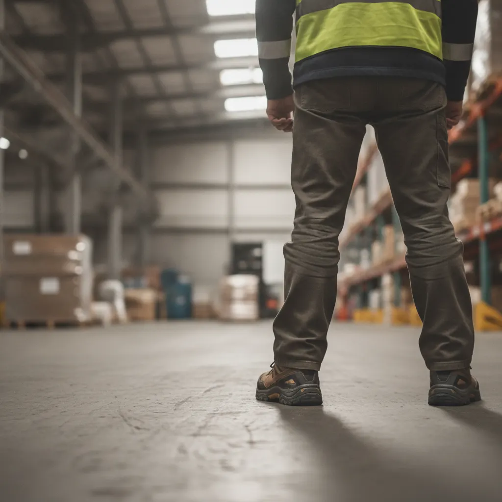 Working in safety shoes on concrete subjects the feet to thousands of steps every day, making arch support especially useful.