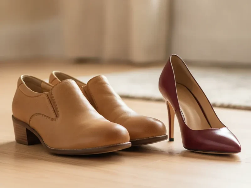 For hallux valgus, wide shoes with a rounded toe box are preferable to narrow shoes with a pointed toe.