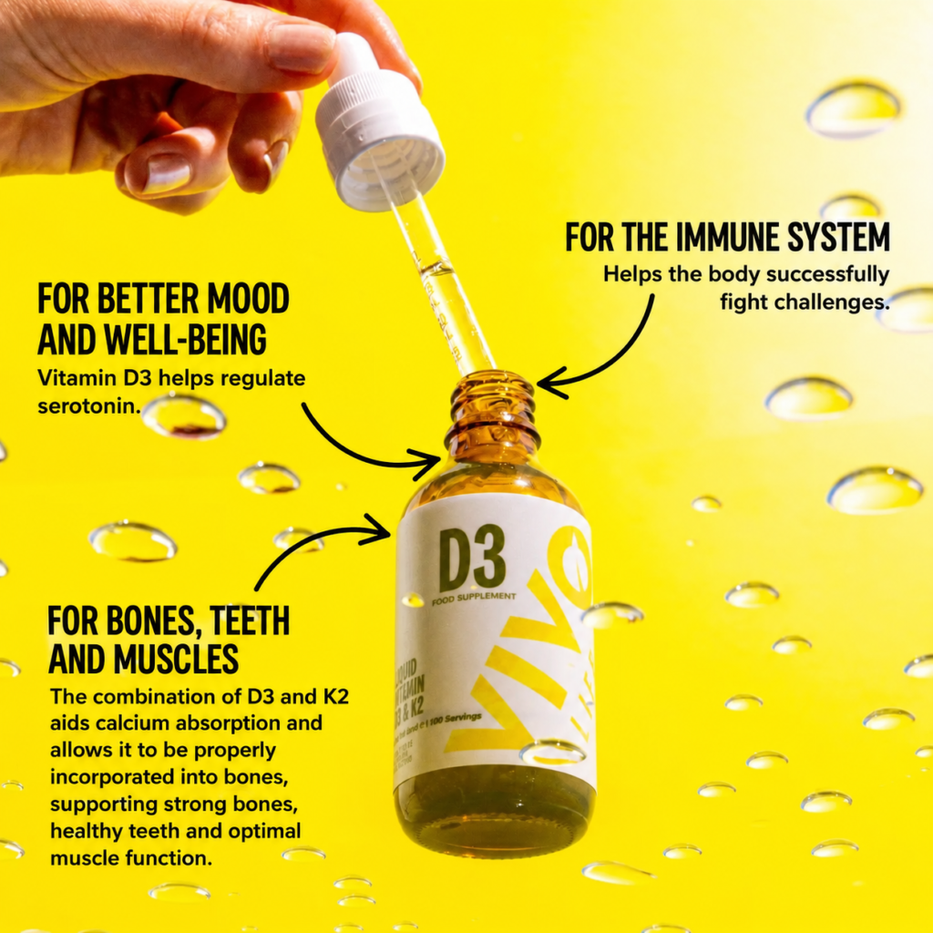 Vivo Life liquid vitamin D3 and K2 image