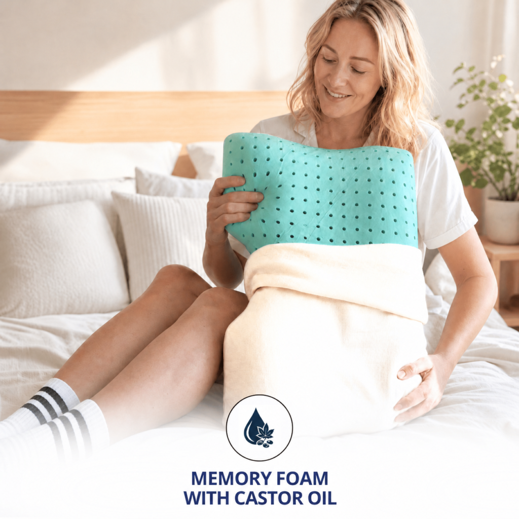 Memory contoured pillow image