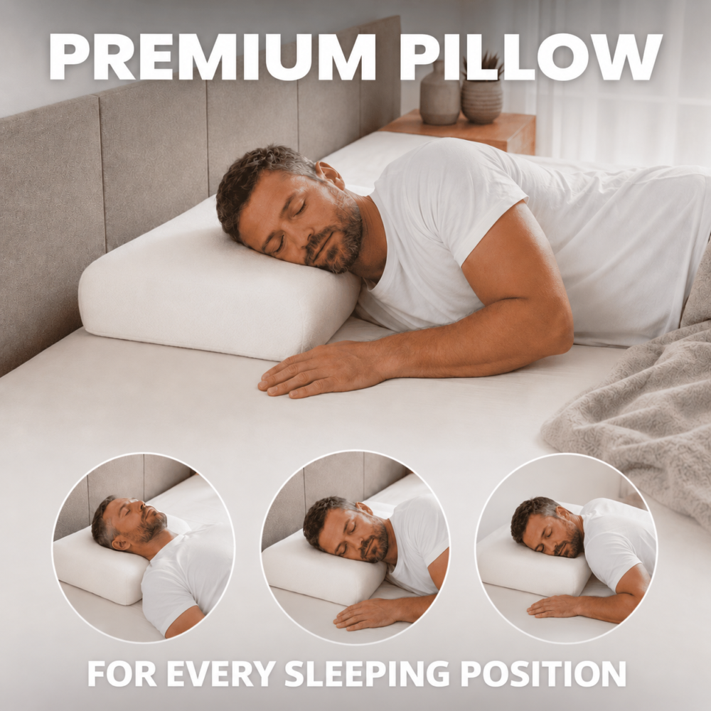 Memory contoured pillow image